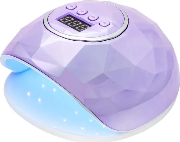 Activeshop spikerlampe UV LED LAMPE SHINY 86W LILLA PERLE