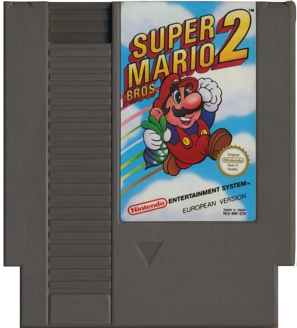 Super Mario Bros 2 - NES/Nintendo 8-bit - PAL-B/SCN (BRUKT VARE)