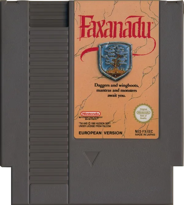 Faxanadu - Nintendo 8-bit/NES - PAL B/SCN (BRUKT VARE)