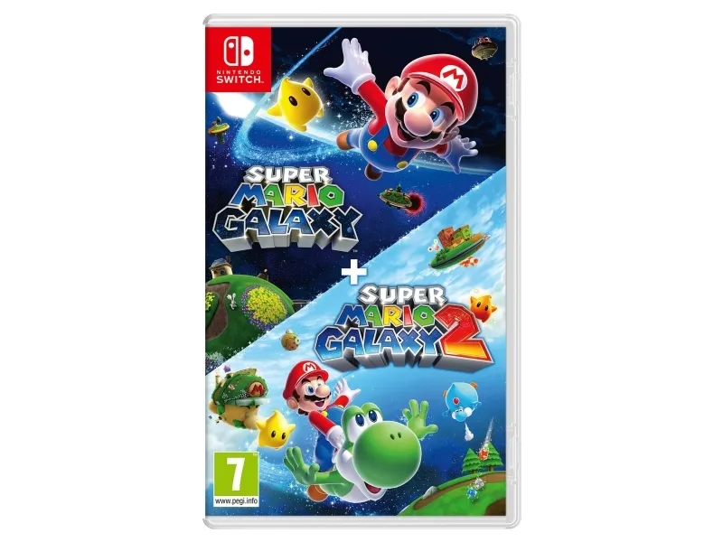 Nintendo Super Mario Galaxy + Super Mario Galaxy 2 ( Switch), Nintendo Switch, Flerspillermodus, E (Alle), Fysisk medium