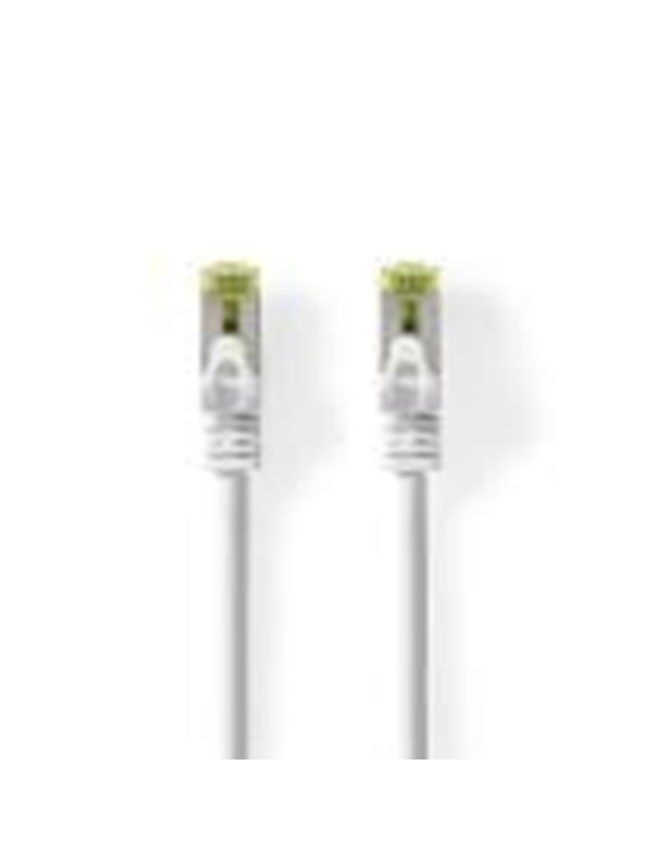 Nedis CAT7 Network Cable | S/FTP | RJ45 Male | RJ45 Male - Hvit - 0.25m