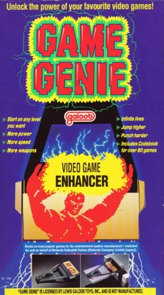 Game Genie Nintendo 8-bit/NES - PAL B/SCN (BRUKT VARE)