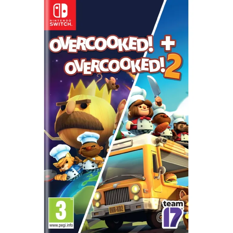 Overcooked + Overcooked 2 Nintendo Switch