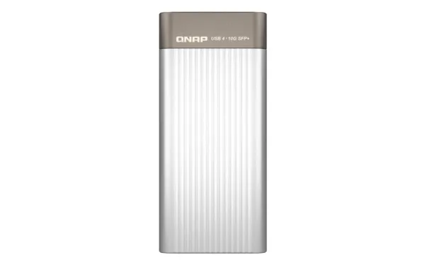 QNAP USB 4 Type-C to 1 x 10GbE SFP+Network A, Koblet med ledninger (ikke trådløs), USB Type-C, Ethernet, 10000 Mbit/s, Sølv