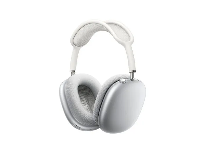 Apple AirPods Max - Hodetelefoner med mikrofon - full størrelse - Bluetooth - trådløs - aktiv støydemping - sølv
