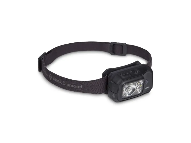 Black Diamond Storm 500-R, Hodebåndslommelykt, Sort, 1 m, IP67, 500 lm, 12 m