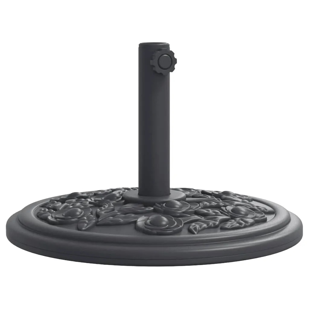 vidaXL Parasollfot for Ø38 / 48 mm stenger 12 kg rund
