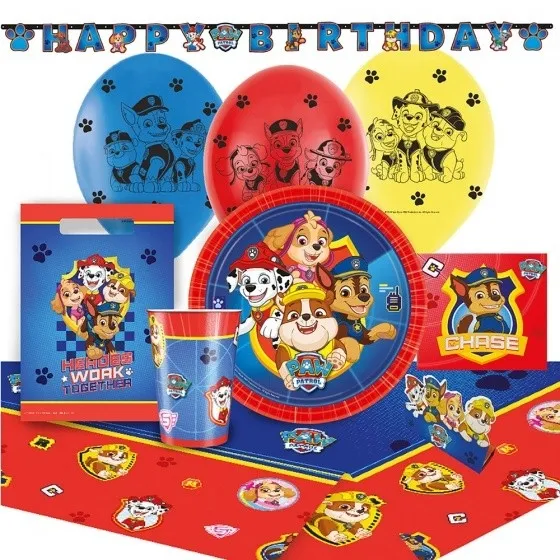 Paw Patrol Heltene Festsett - 56 Deler