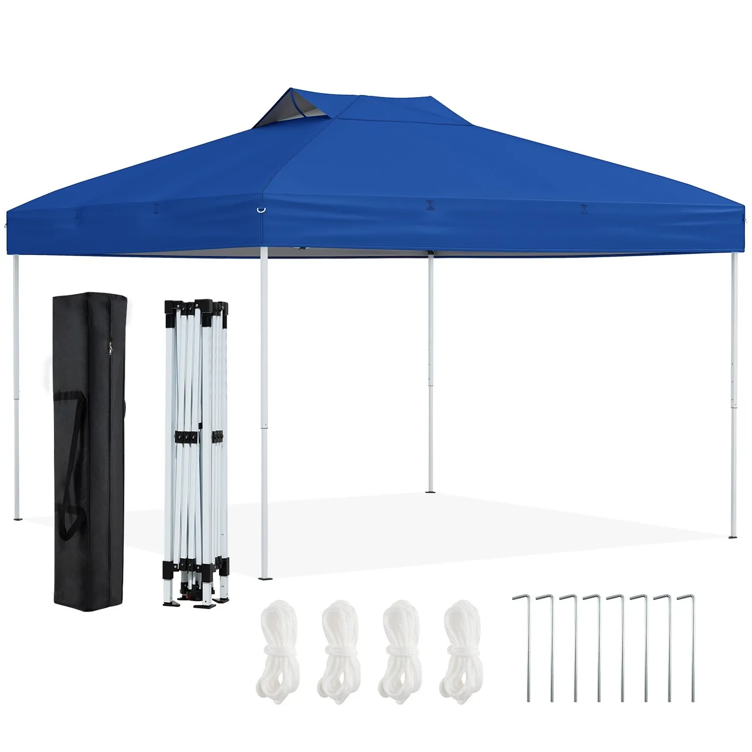Pop-Up Pavilion, Vanntett UV 50+ Blå, 3x3m