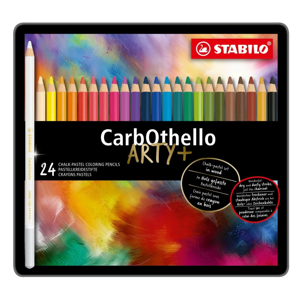 STABILO CarbOthello, Flerfarget, 24 stykker