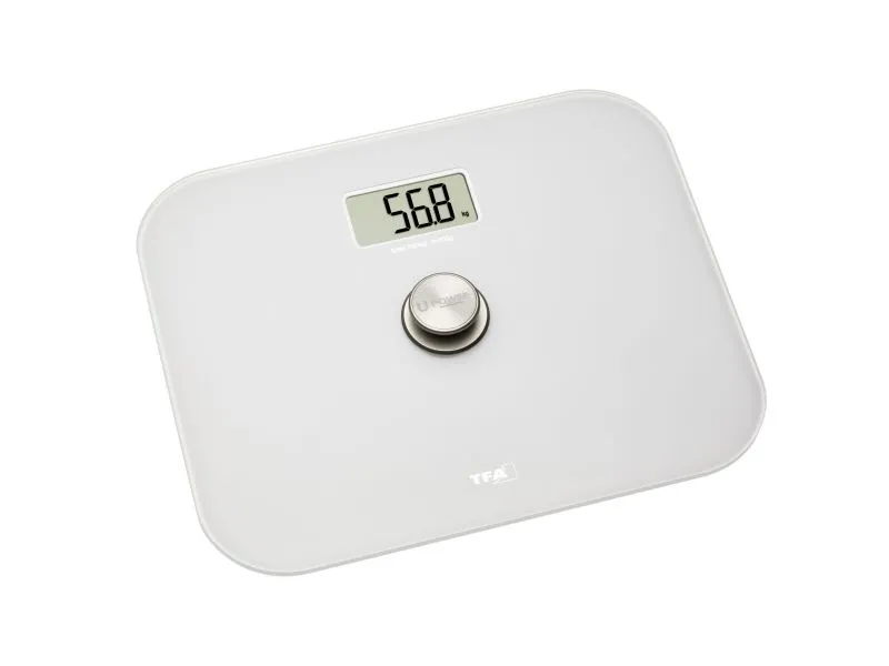 TFA-Dostmann 50.1014.02, Elektronisk personvekt, 150 kg, Sølv, 8 kg, kg, lb, ST, Rektangel