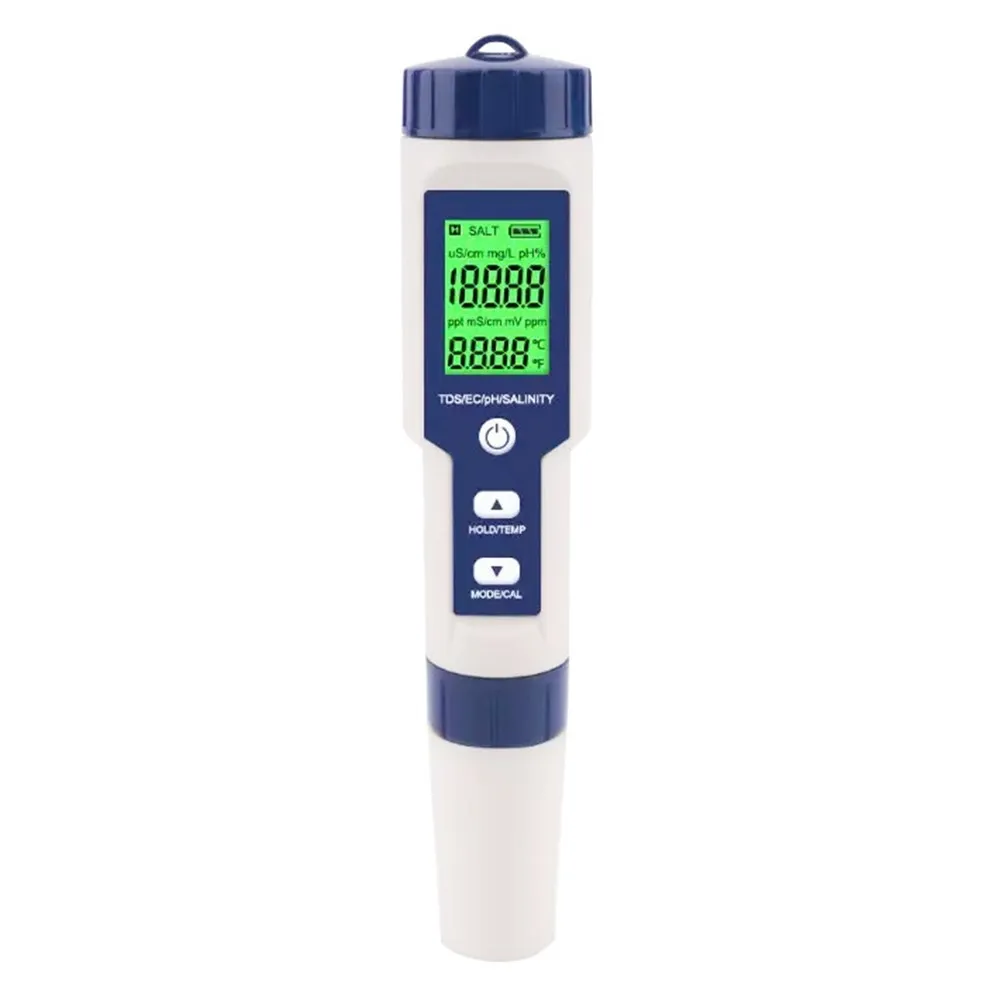 5 - i - 1 - test for vannkvalitet EC Ph TDS temperatur saltholdighet