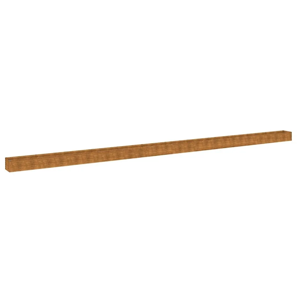vidaXL Høybed 1152x50x36 cm cortenstål