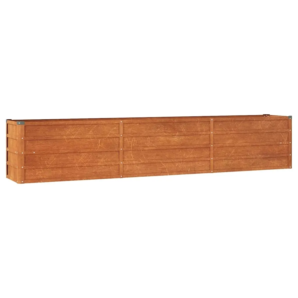 vidaXL Høybed rust 240x40x45 cm cortenstål