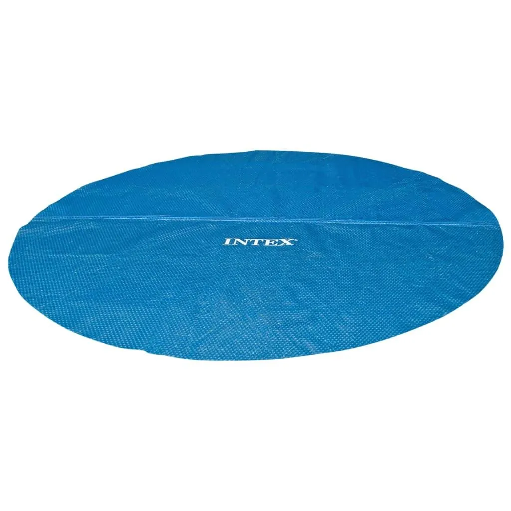 INTEX Soldrevet bassengtrekk blå 538 cm polyetylen