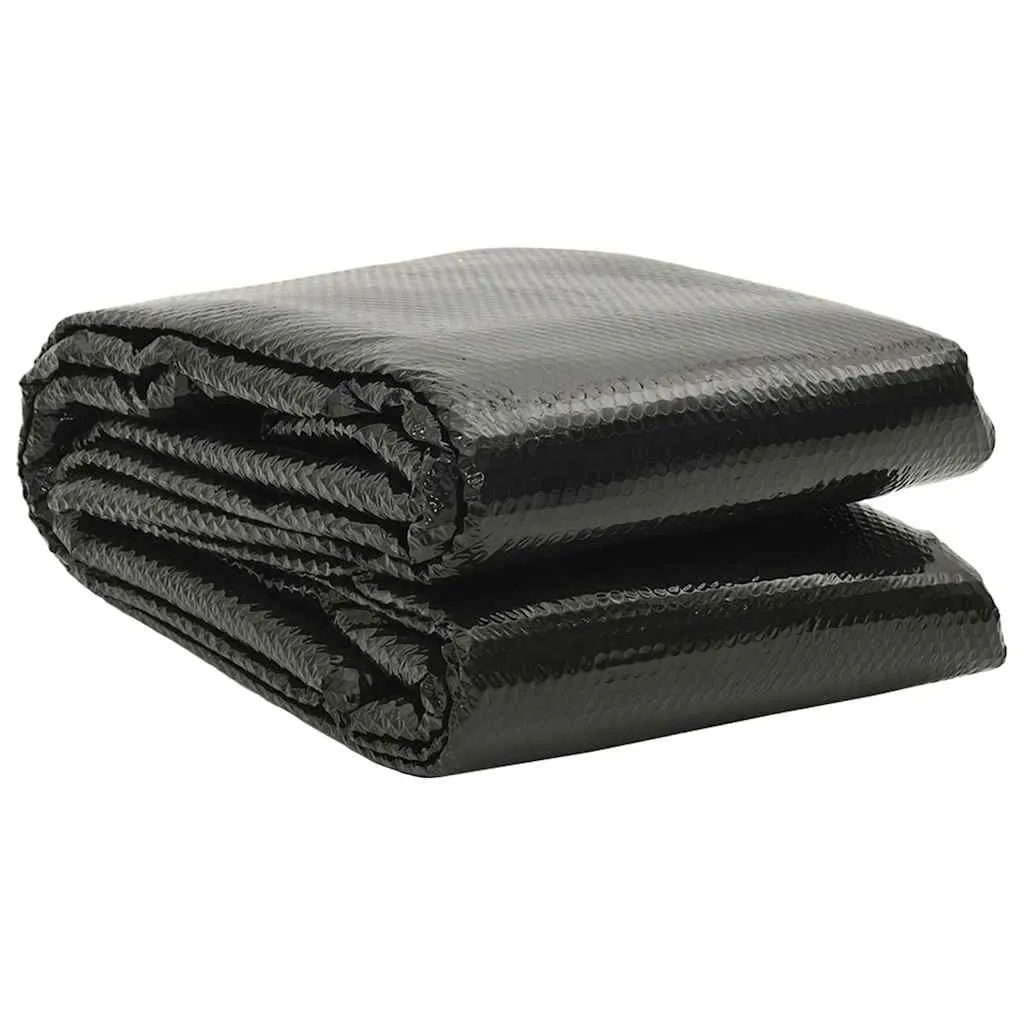 vidaXL Bassengtrekk svart 300x200 cm PE