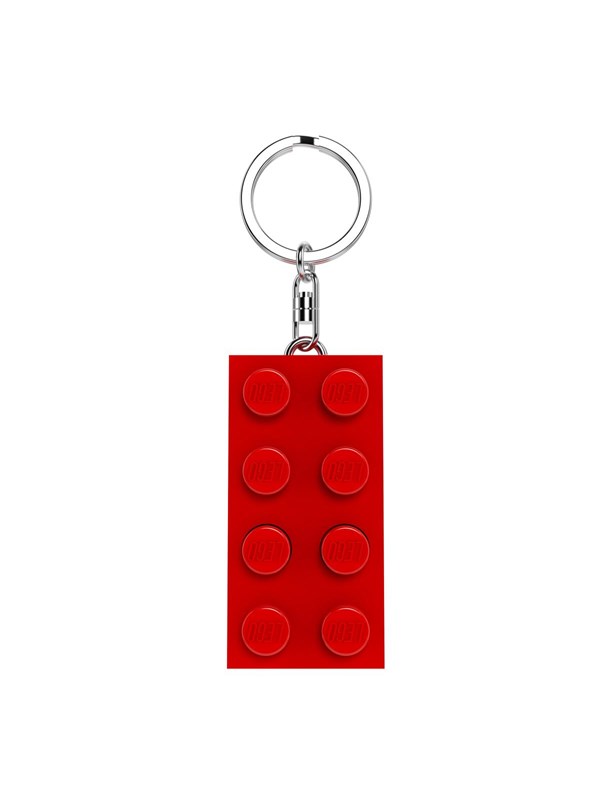 Euromic LEGO® Minifigurines™ Keychain Light 2x4 Brick Red