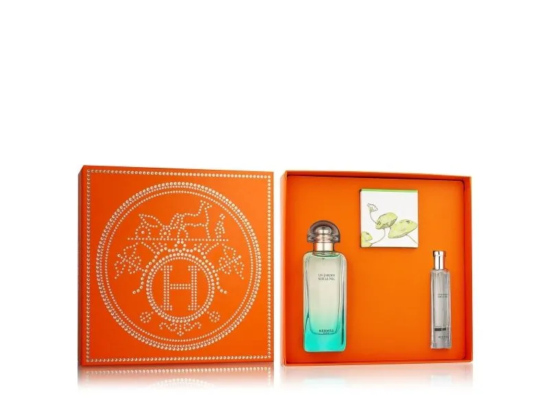 Hermes Un Jardin Sur Le Nil Eau De Toilette 100 Ml + Eau De Toilette 15 Ml + Soap 50 G