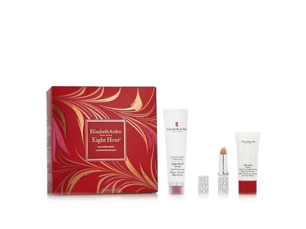 ARDEN SET (EIGHT HOUR REPAIRING BALM 50ML + HAND CREAM 30ML + LIP BALM 3.7G)