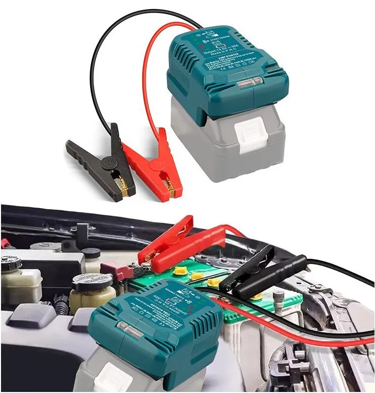 Nødlader til 12V startbatteri til Makita batteri
