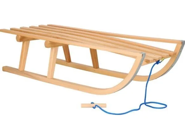Springos Treslede 90 cm, lakkert, klassisk for barn, UNIVERSAL
