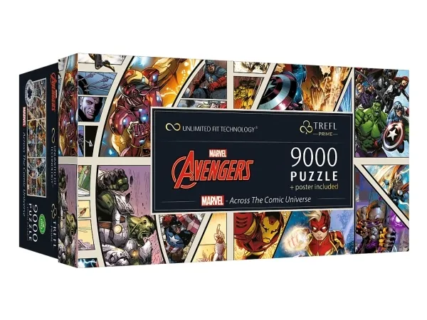Trefl Marvel Avengers, 9000 stykker, Komikk