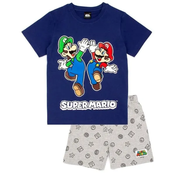 Super Mario Boys Short Pyjama Set
