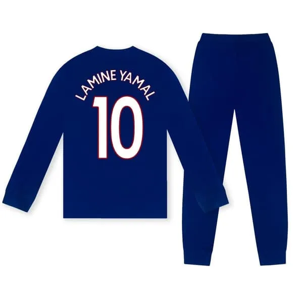 FC Barcelona Boys Lamine Yamal 10 Long Pyjama Set
