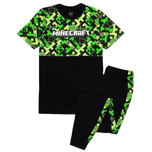 Minecraft Boys Gamer Long Pyjama Set