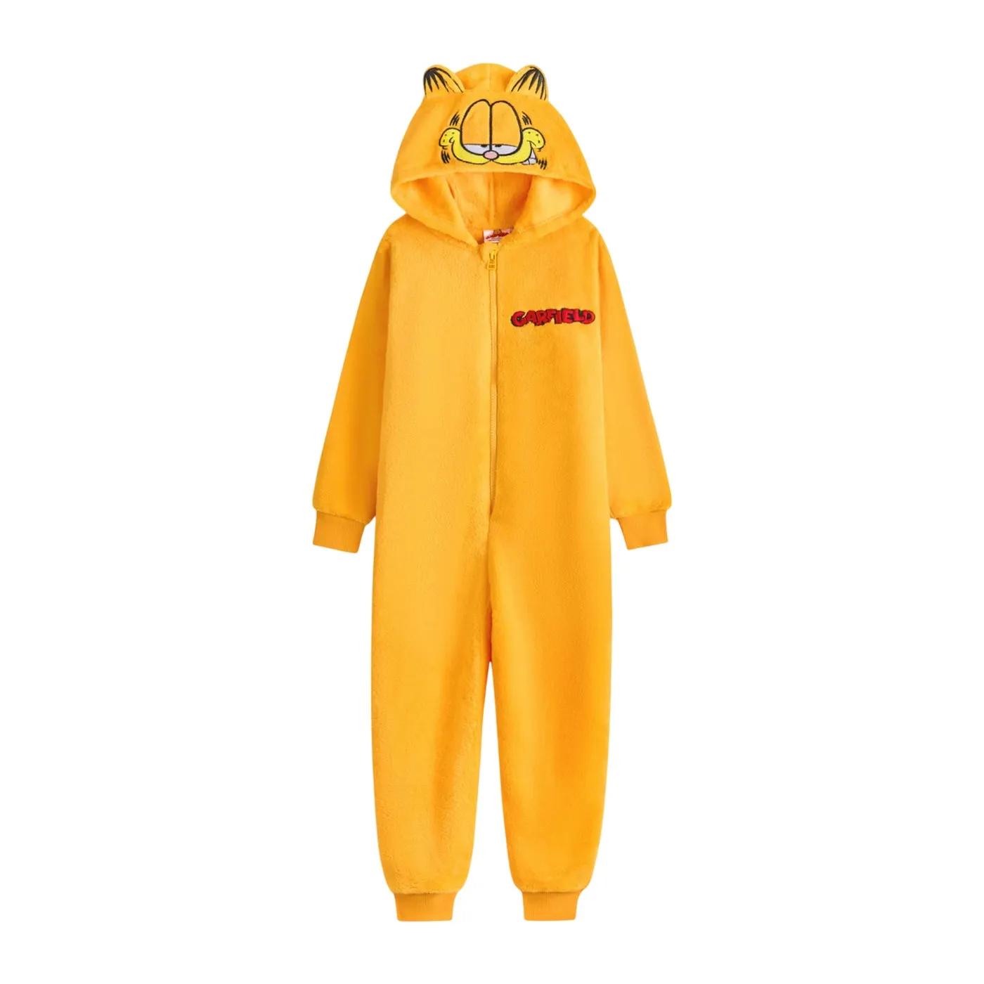 Garfield Unisex Adult Long-Sleeved All-In-One Nightwear
