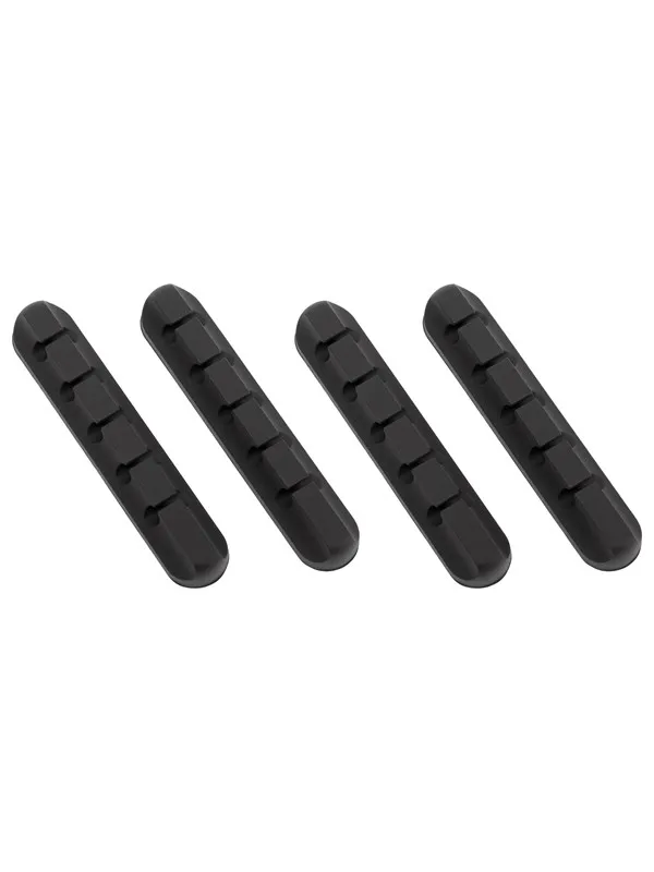DUTZO Kabelholder - 5 hull pakke med 4 stk - svart