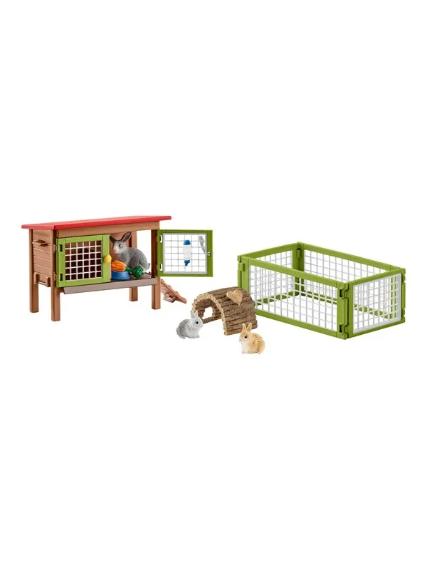 Schleich Farm World Rabbit Hutch