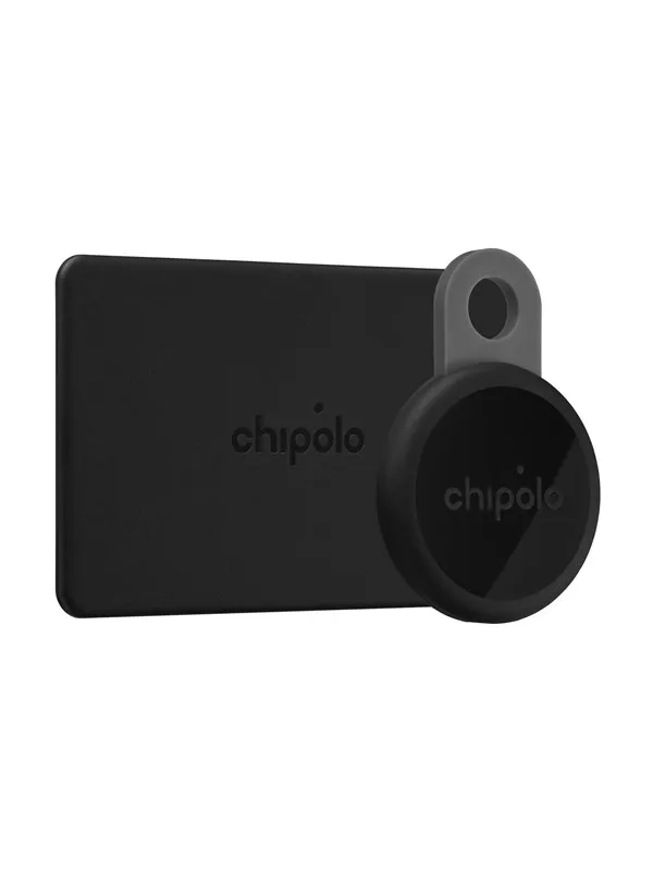 Chipolo LOOP Charcoal and CARD Charcoal Bundle