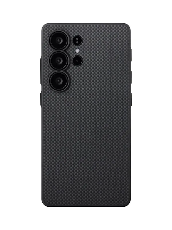PITAKA PIN Button Case Black/Grey Plain - Samsung Galaxy S25 Ultra