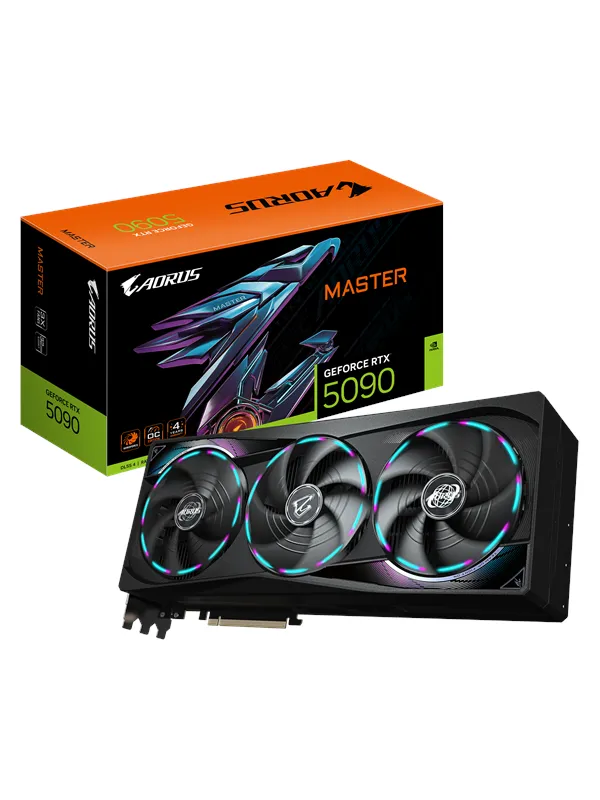 GIGABYTE GeForce RTX 5090 AORUS Master - 32GB GDDR7 RAM - Grafikkort