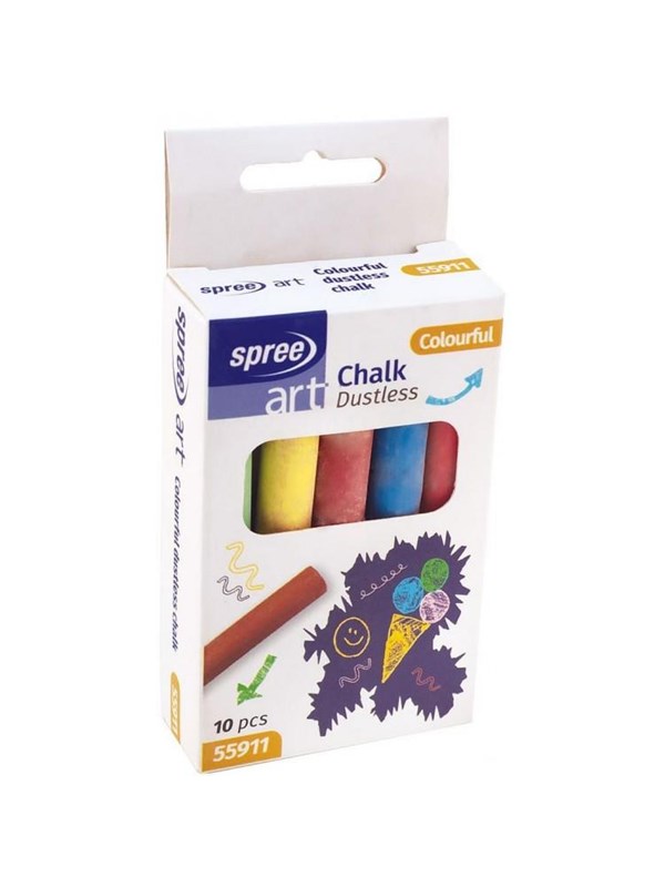 SPREE Chalkboard chalk 10 pcs. ass.