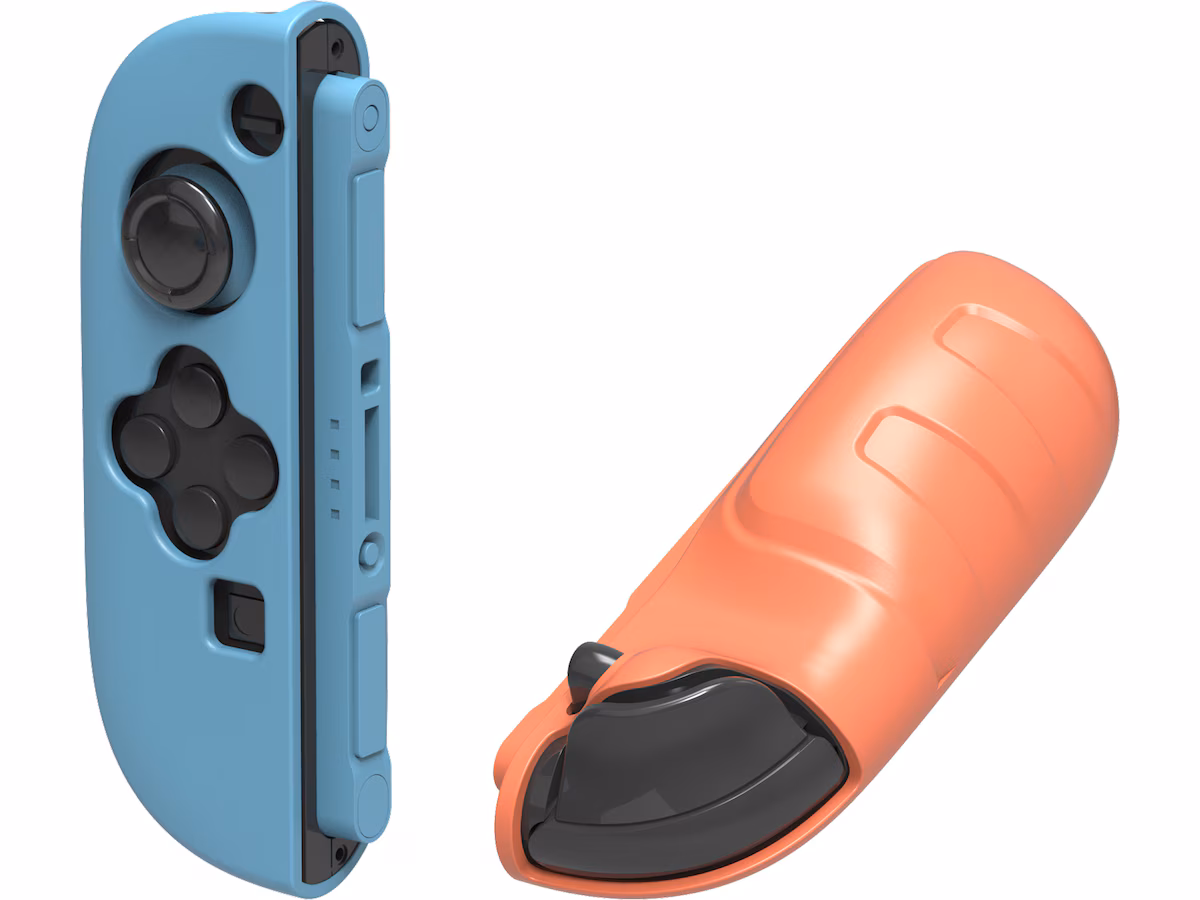 Gaminja Nintendo Switch 2 Joy-Con 2 silikongrep (blå/oransje)