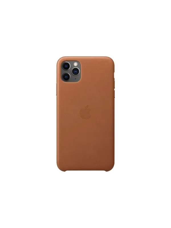 Apple iPhone 11 Pro Max Leather Case - Brown
