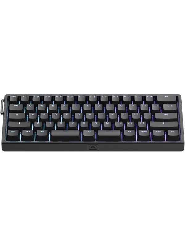 Wooting 60HE v2 - US-ANSI - Split - Plastic - Gamingtastatur - Uten numpad - Engelsk (USA) - Svart