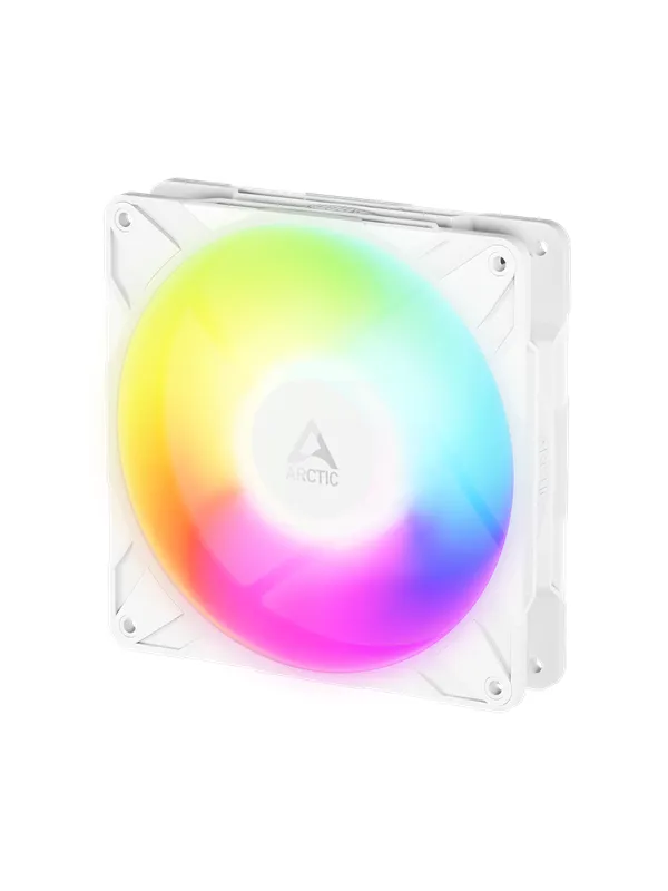 Arctic P14 Pro Reverse A-RGB (White) - Kabinettvifte - 140mm - Hvit med RGB-lys