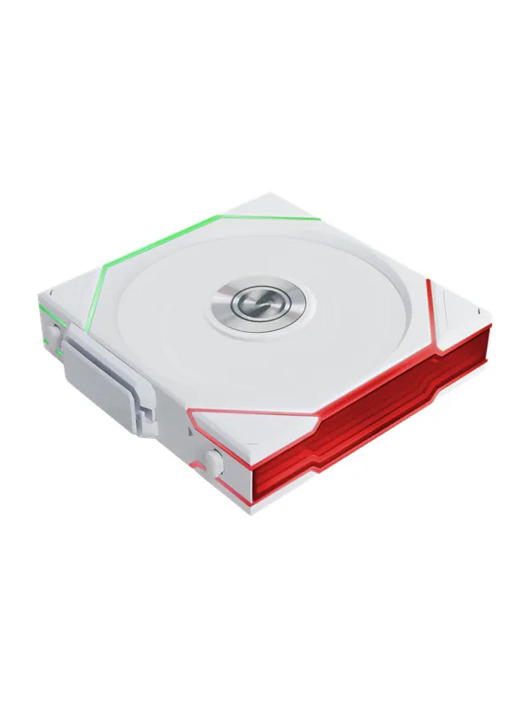 Lian Li UNI FAN TL Wireless - Kabinettvifte - 120mm - Hvit - 32 dBA