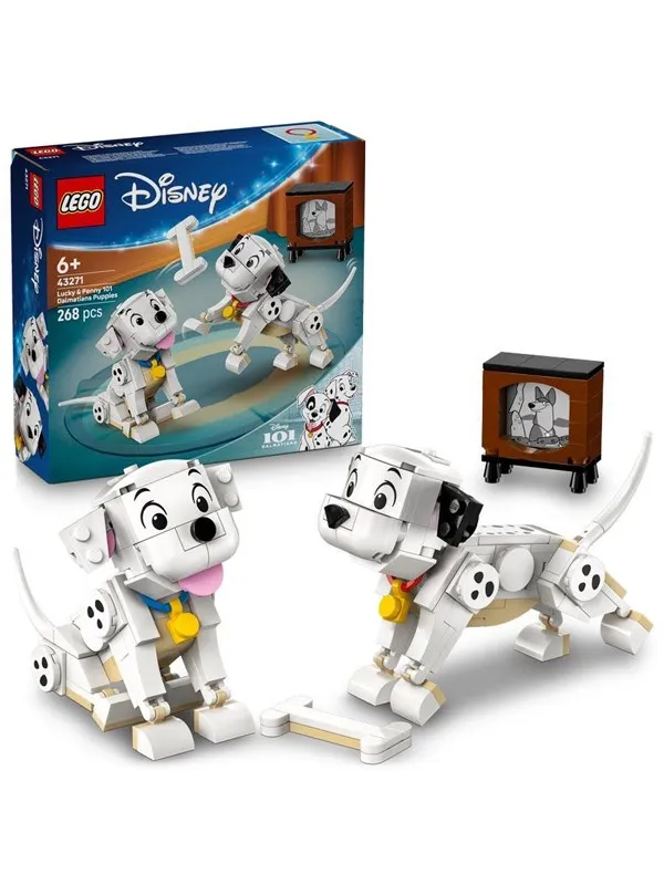 LEGO Disney 43271 Lucky og Penny fra 101 dalmatinere Valper