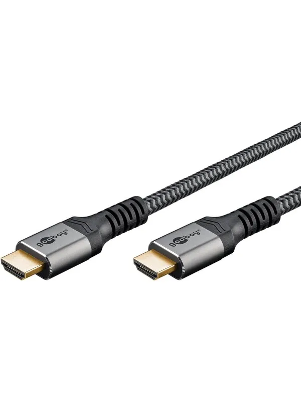 Pro HDMI 2.1 Sleeved - 0.5m - Svart