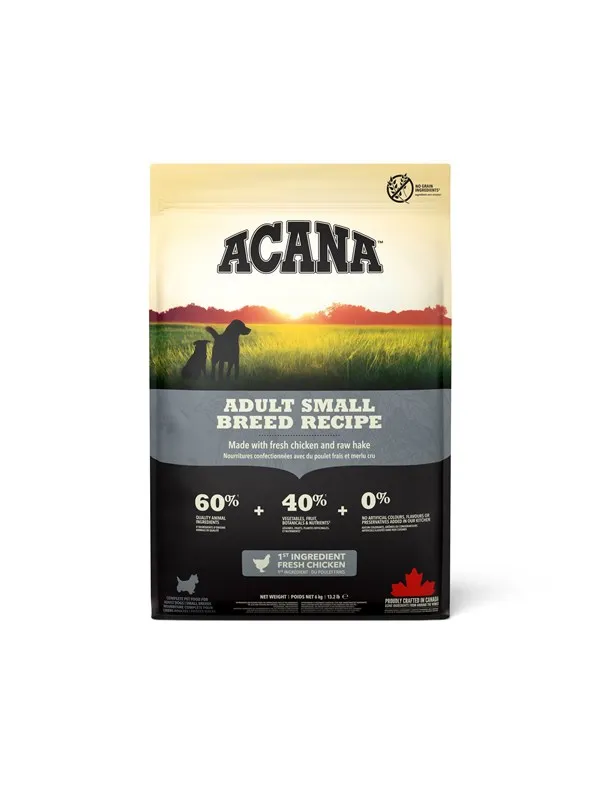 Acana Adult Small Breed Recipe Dry Dog Food 2kg