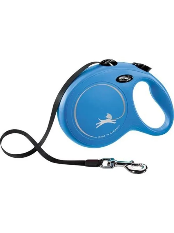 Flexi New Classic L  leash 8 m blue