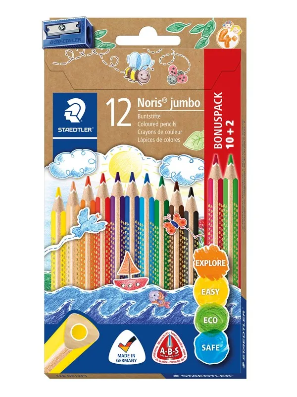 Staedtler Coloured pencil Noris jumb FSC 100%