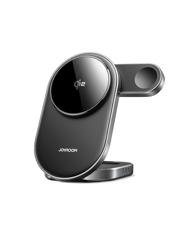 Joyroom JR-W17 Qi 3-in-1 Wireless Inductive Charger - Black