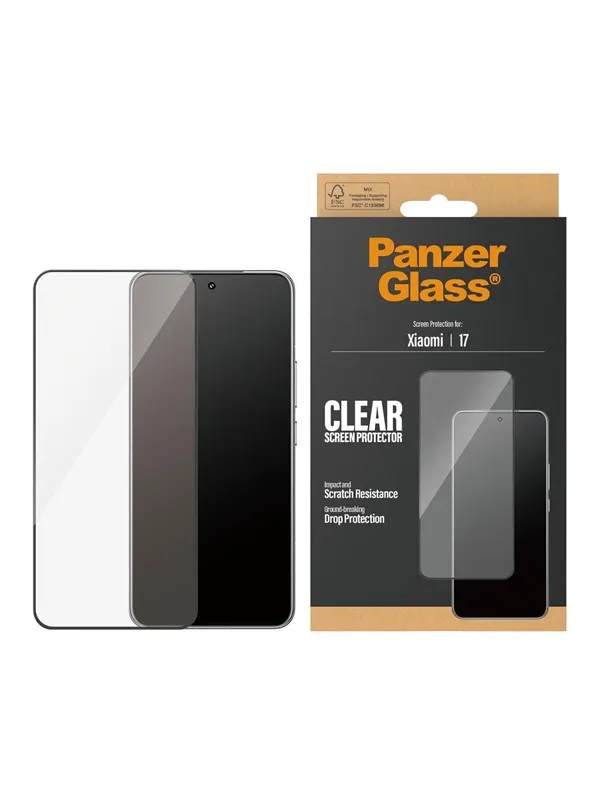 PanzerGlass Screen Protector Xiaomi 17 | Ultra-Wide Fit