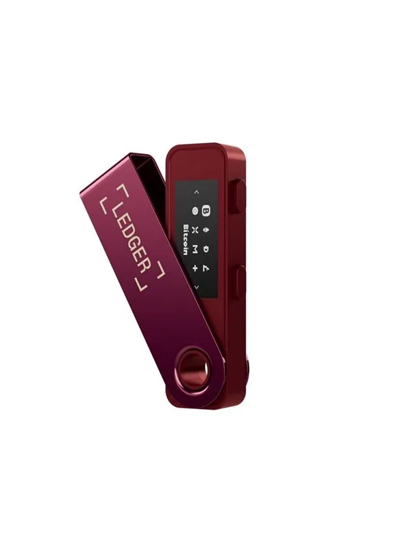 Ledger Nano S Plus Crimson Magenta Crypto Hardware Wallet