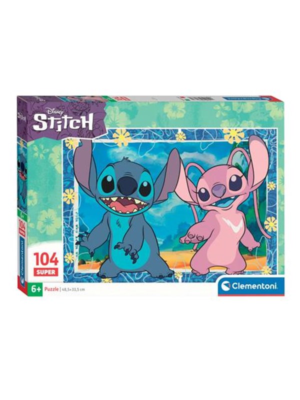 Clementoni Jigsaw Puzzle Super Color Disney Stitch III 104pcs. Gulv